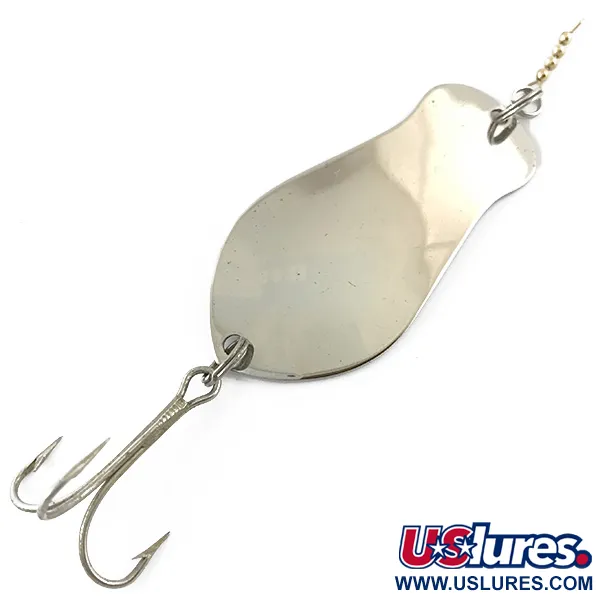 Vintage  K-B Bait K-B Spoon 2, 1/2oz Nickel fishing spoon #4649