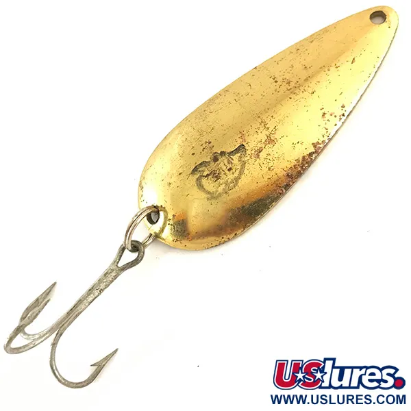 Vintage  Eppinger Dardevle Imp, 2/5oz Gold fishing spoon #4698