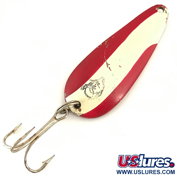 Vintage  Eppinger Dardevle Imp, 2/5oz Red / White / Copper fishing spoon #4699