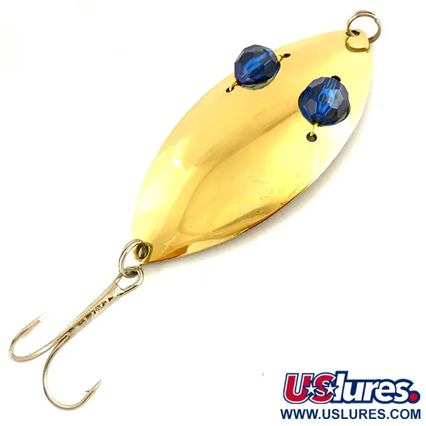 Vintage   Horrocks-Ibbotson Wobbler, 3/4oz Gold fishing spoon #4705