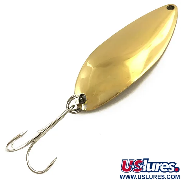 Vintage  Luhr Jensen Little Jewel, 3/4oz Gold fishing spoon #4716