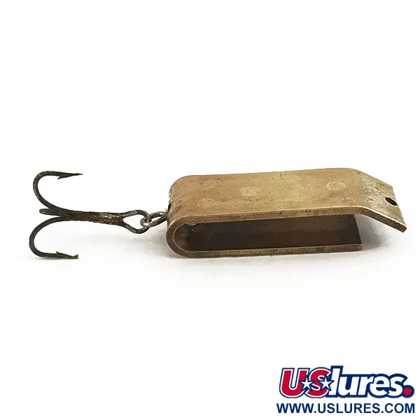 Vintage   Jake's Lures Lil Jake, 1/3oz Brass fishing spoon #4725