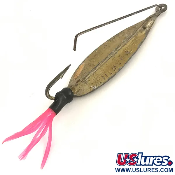 Vintage   Weedless Fred Arbogast 3 Hawaiian, 3/5oz Pike fishing spoon #4729