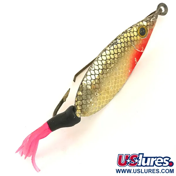 Vintage   Weedless Fred Arbogast 3 Hawaiian, 3/5oz Pike fishing spoon #4729