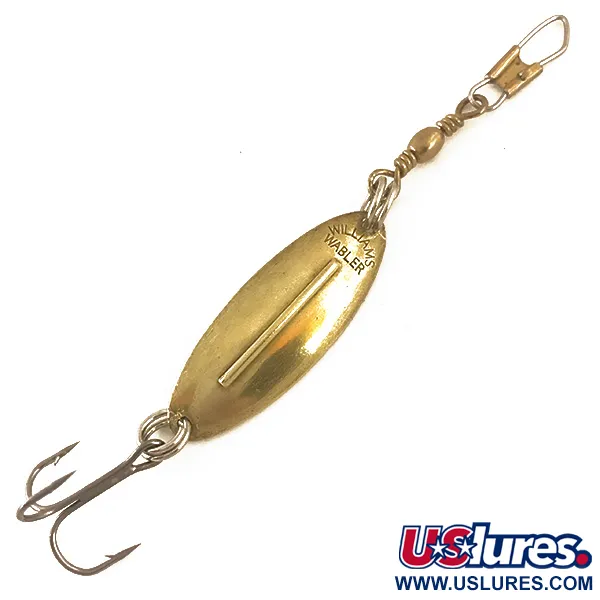 Vintage   Williams Wabler W20, 3/32oz Brass fishing spoon #4742