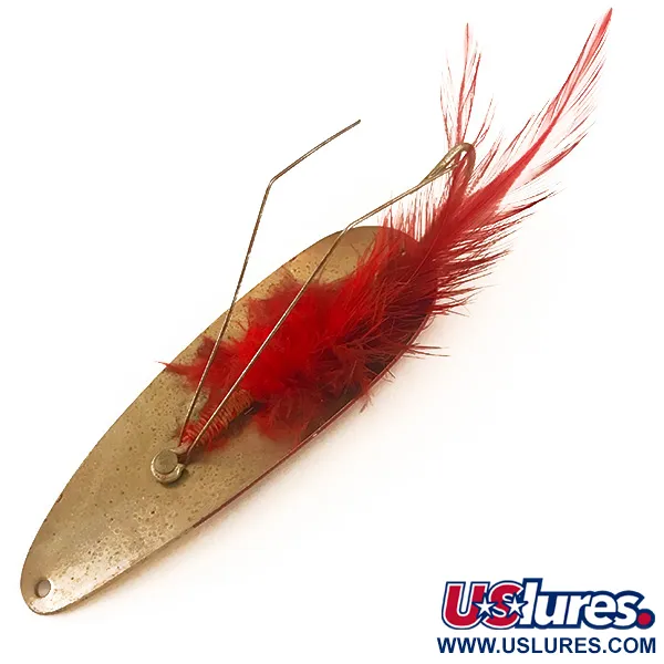 Vintage  Eppinger Weedless Dardevle, 1oz Red / White fishing spoon #4744