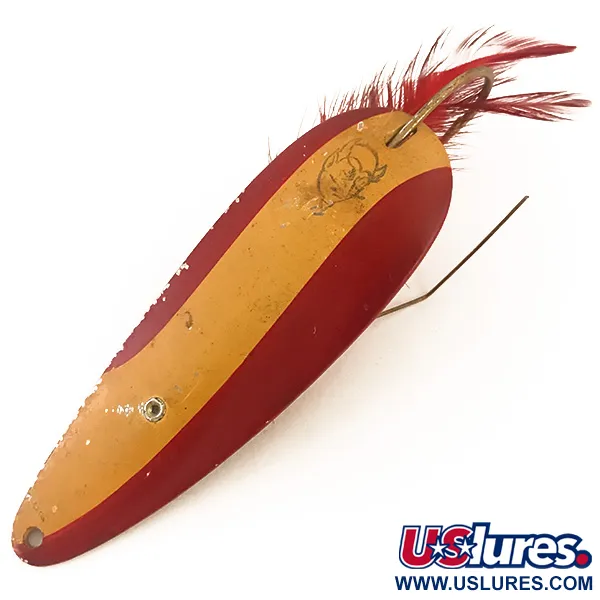 Vintage  Eppinger Weedless Dardevle, 1oz Red / White fishing spoon #4744