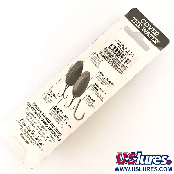   Blue Fox Pixee , 1/2oz Hammered Nickel / Blue fishing spoon #4748