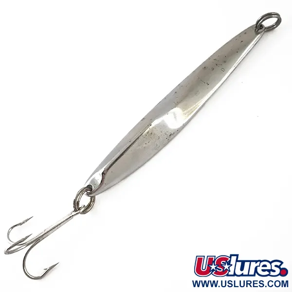 Vintage   Johnson Lujon , 1oz Nickel fishing spoon #4762