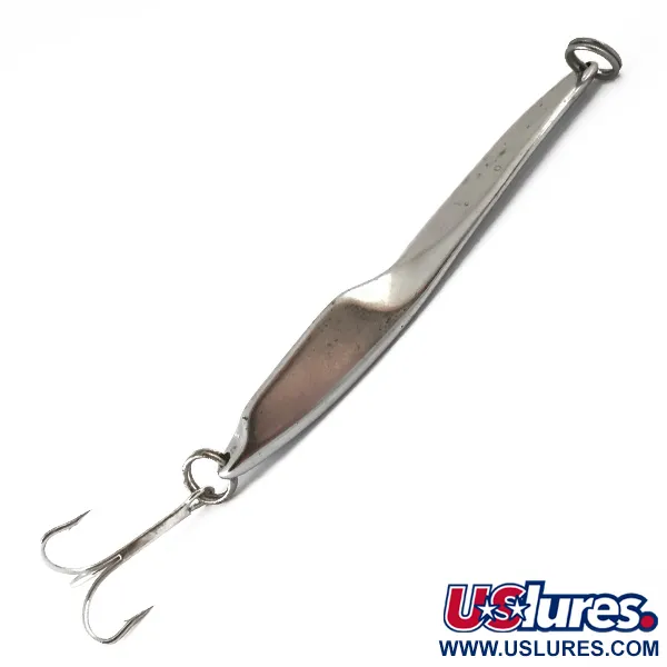 Vintage   Johnson Lujon , 1oz Nickel fishing spoon #4762