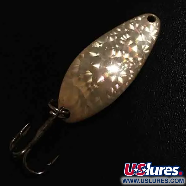 Vintage  Seneca Little Cleo Crystal, 1/4oz Crystal (Golden Scale) fishing spoon #4790