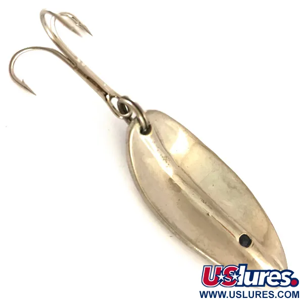 Vintage  TODDCO Main liner, 2/5oz Nickel / Blue fishing spoon #4801