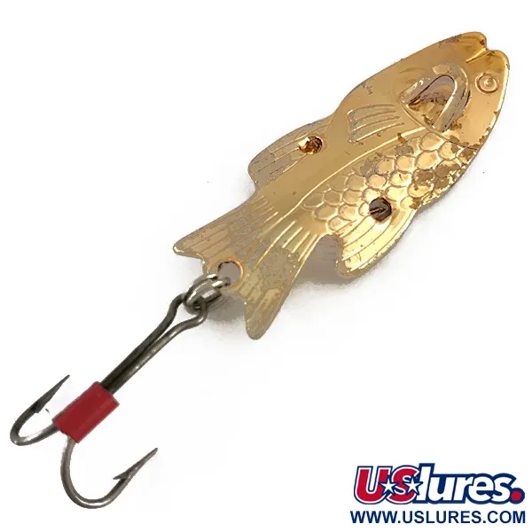 Vintage  Other Katch King, 1/4oz Gold fishing spoon #4805