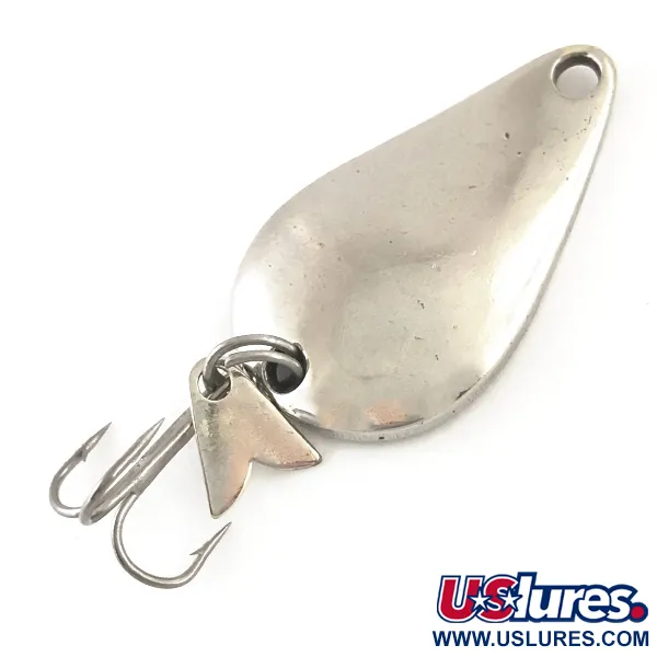 Vintage  Acme K.O. Wobbler, 1/4oz Nickel fishing spoon #4808