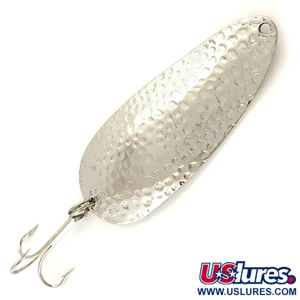Vintage  Other Otto’s Ace Baits #5, 3/5oz Hammered Nickel fishing spoon #4817