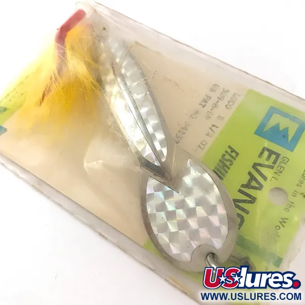   Loco 5 Glen Evans, 2oz Nickel fishing spoon #4826