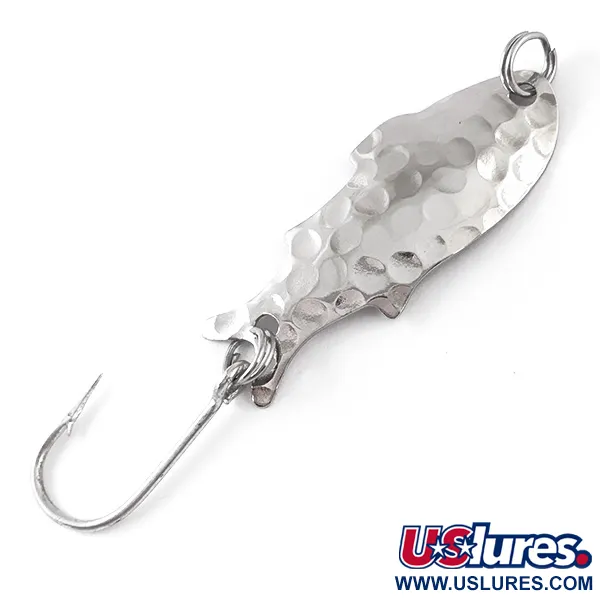 Vintage  Yakima Bait Worden's Tripple Teaser, 1/16oz Hammered Nickel fishing spoon #4838