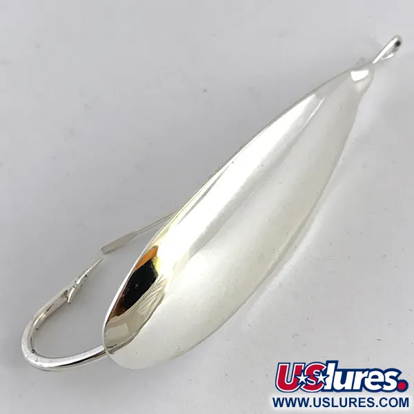   Weedless Johnson Silver Minnow, 1/2oz Silver fishing spoon #4851
