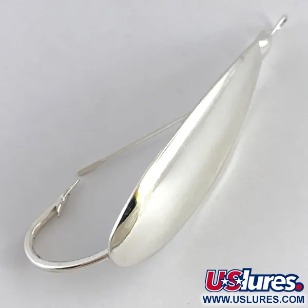   Weedless Johnson Silver Minnow, 1/2oz Silver fishing spoon #4851