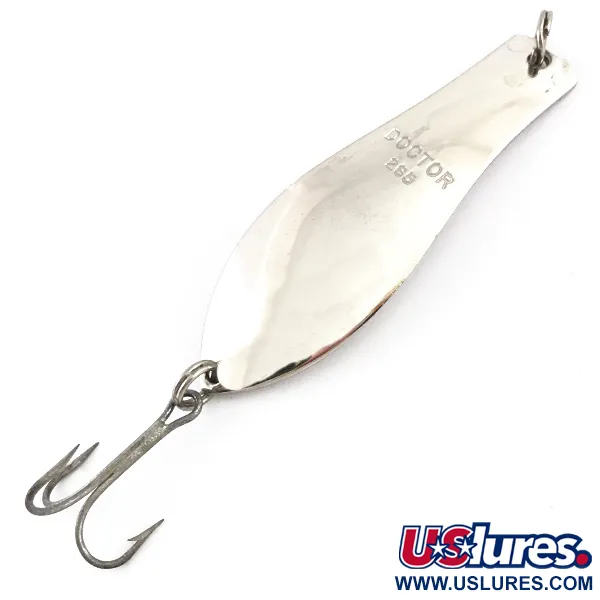 Vintage  Prescott Spinner Little Doctor 265, 1/3oz Nickel fishing spoon #4853