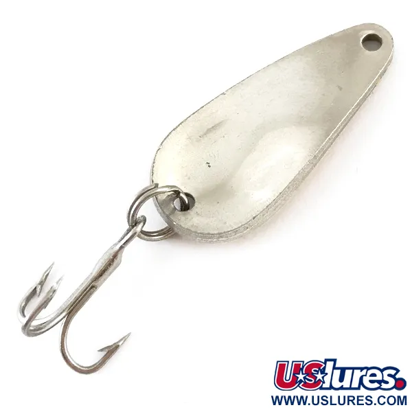 Vintage   Weller, 1/8oz Nickel / Yellow / Black fishing spoon #4873