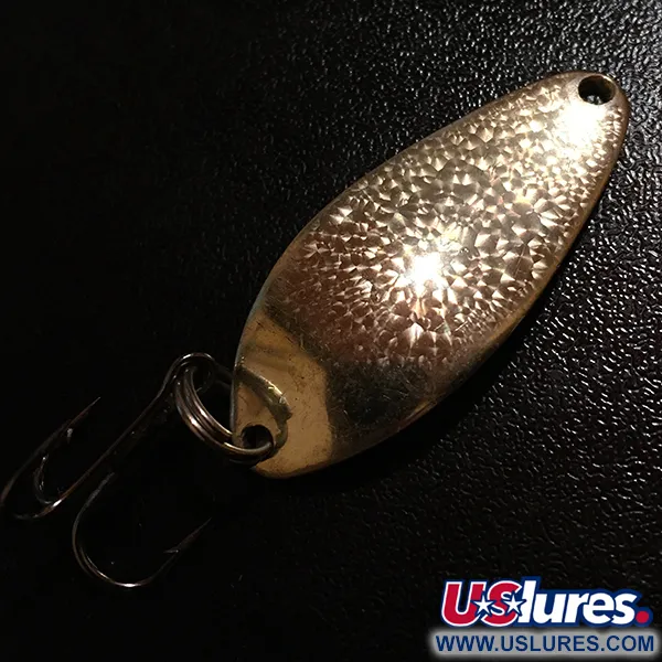 Vintage  Seneca Little Cleo Crystal, 1/4oz Crystal (Golden Scale) ​ fishing spoon #4893