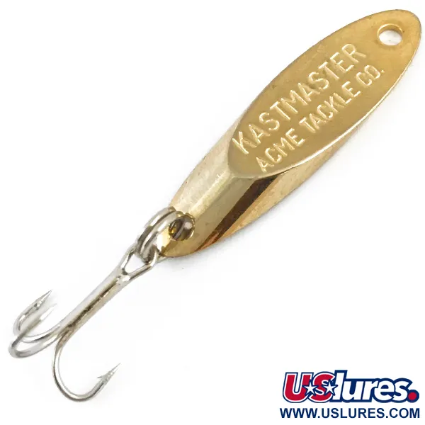 Vintage  Acme Kastmaster , 1/8oz Gold fishing spoon #4895