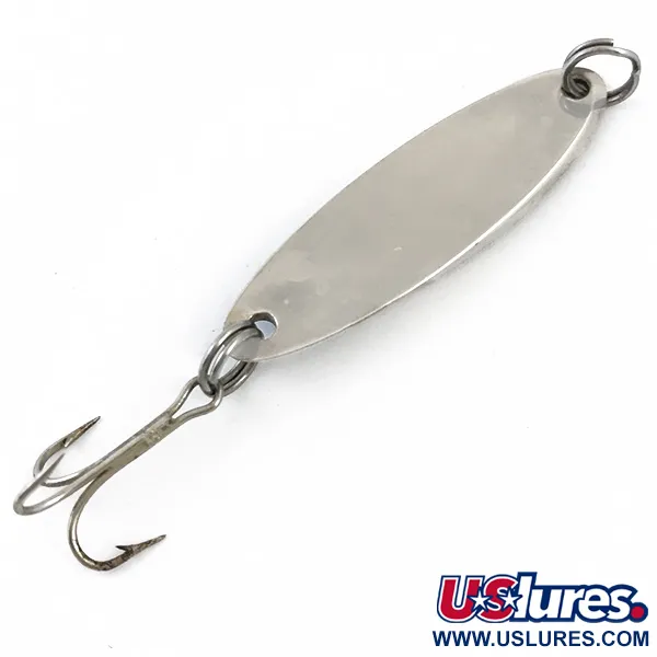 Vintage  Acme Kastmaster , 1/4oz Nickel / Blue fishing spoon #4899