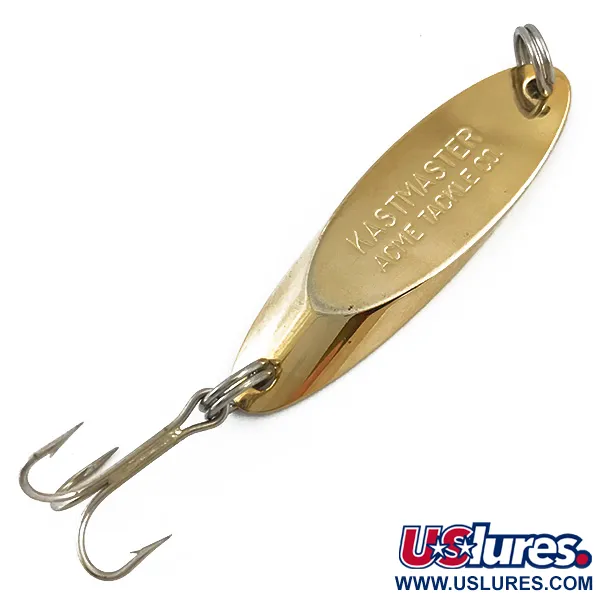 Vintage  Acme Kastmaster , 1/4oz Gold fishing spoon #4901