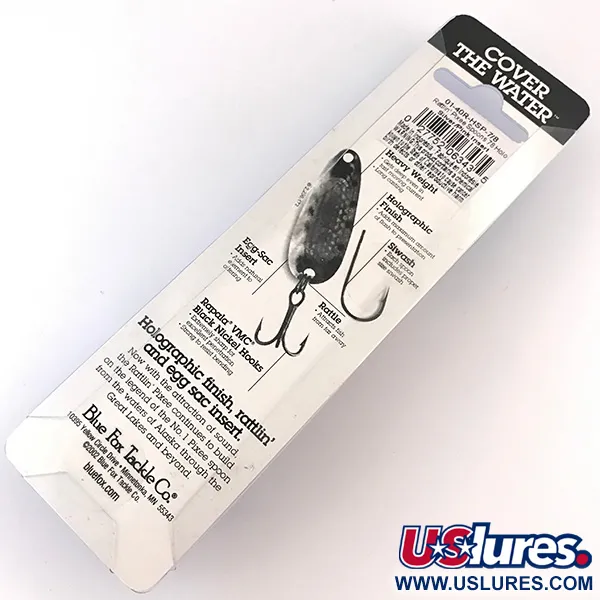   Blue Fox Rattlin Pixee, 3/4oz Rainbow Herring / Pink fishing spoon #4953