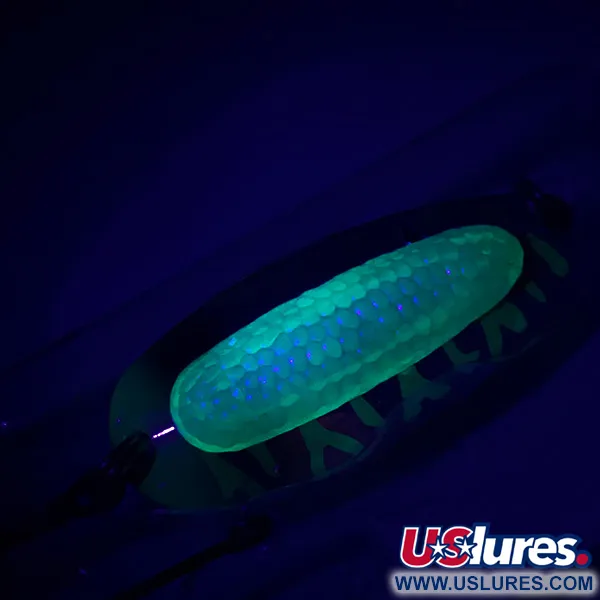   Blue Fox Rattlin Pixee, 1/2oz Nickel / Light Green fishing spoon #4957