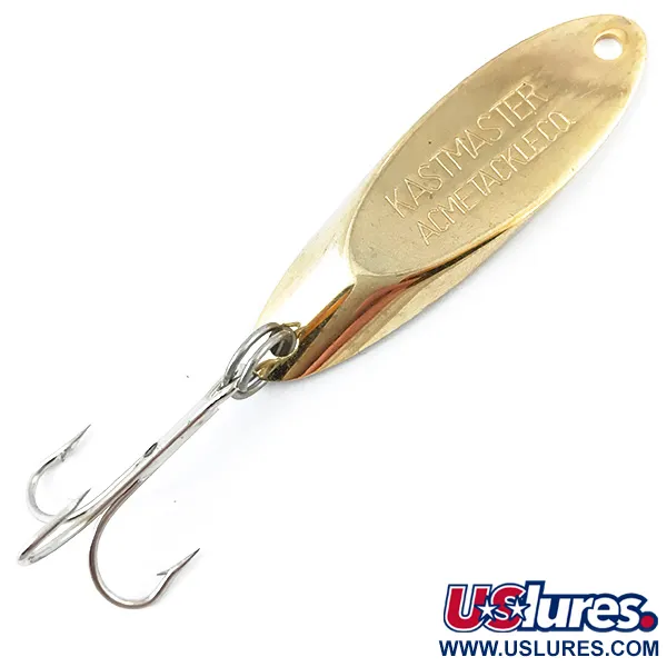 Vintage  Acme Kastmaster , 1/2oz Gold fishing spoon #4970