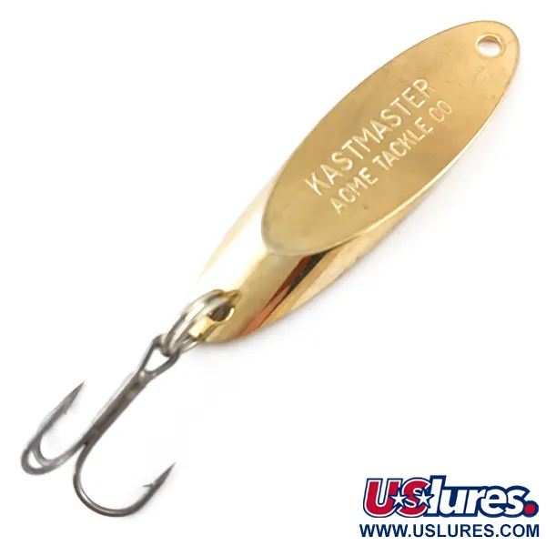 Vintage  Acme Kastmaster , 1/4oz Gold fishing spoon #4973