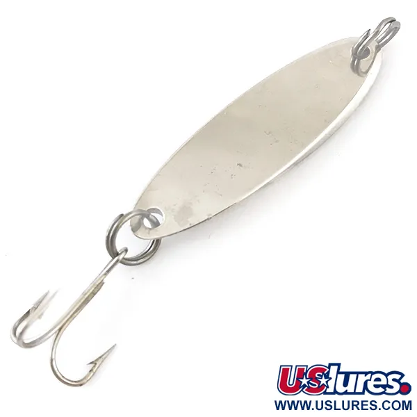 Vintage  Acme Kastmaster , 1/4oz Nickel / Blue fishing spoon #4974