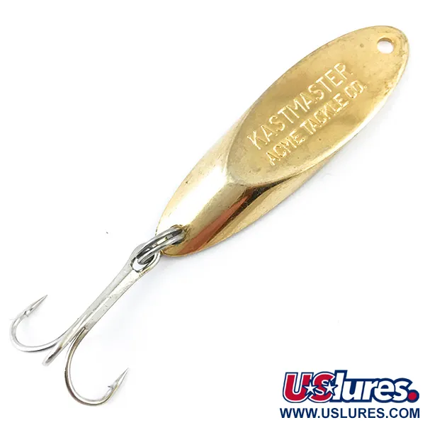 Vintage  Acme Kastmaster , 3/8oz Gold fishing spoon #4980