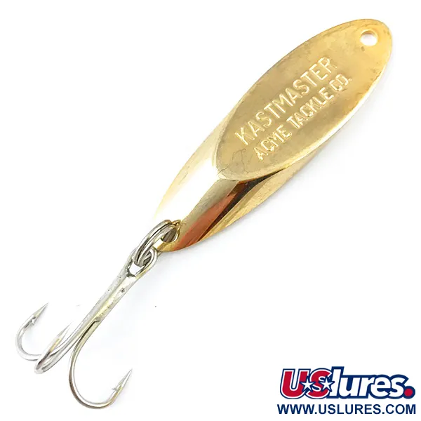 Vintage  Acme Kastmaster , 3/8oz Gold fishing spoon #4982