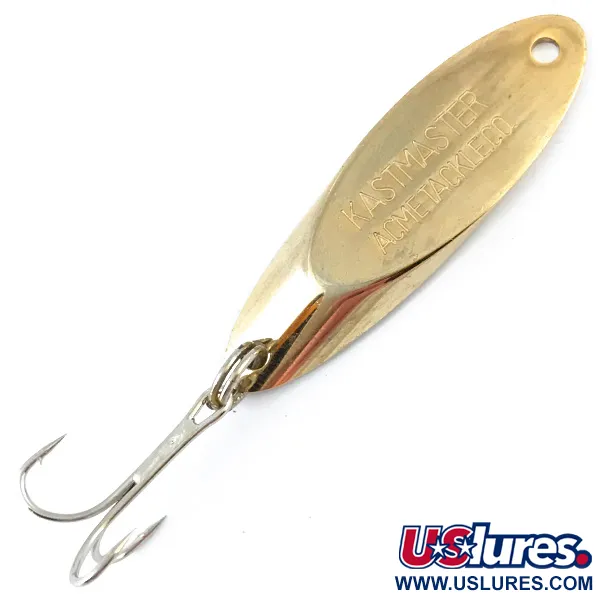 Vintage  Acme Kastmaster , 1/2oz Gold fishing spoon #4983