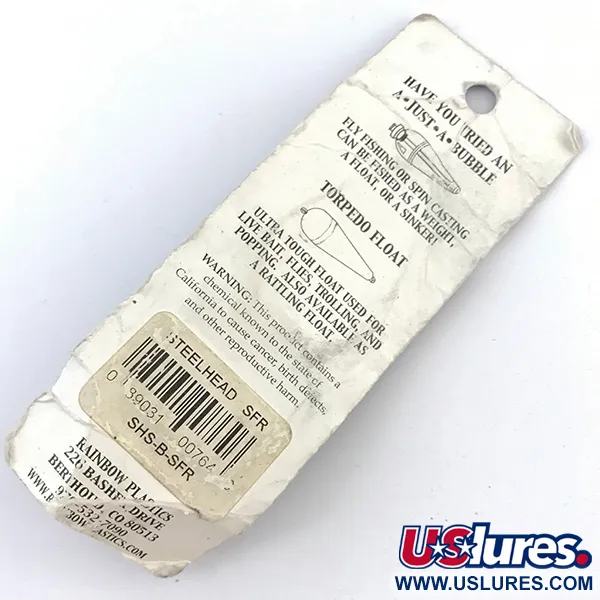  Rainbow Plastics  Steelhead UV, 1/2oz Fluorescent Orange fishing spoon #5004