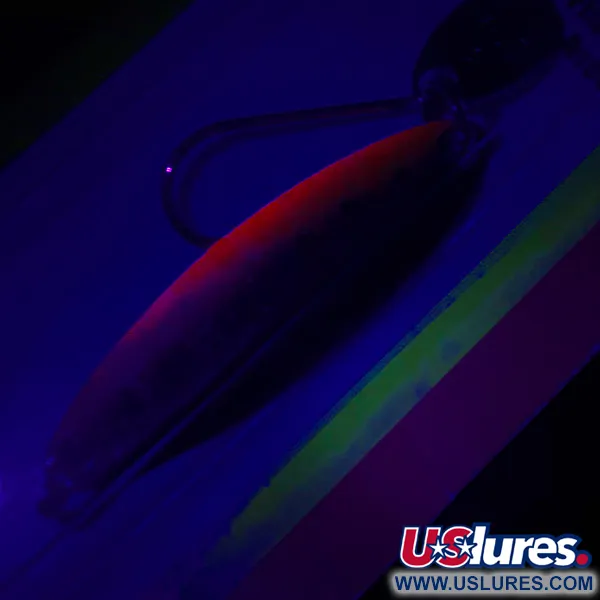  Luhr Jensen Needlefish 1 UV, 1/16oz Fire Tiger fishing spoon #5005