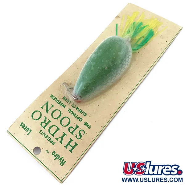  Hydro Lures Weedless Hydro Spoon, 1/2oz Green fishing lure #9261