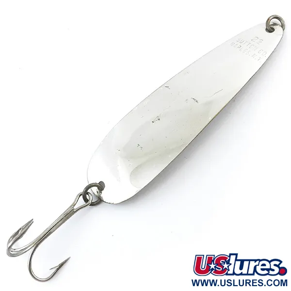 Vintage   Sutton Spoon 22, 1/8oz Silver fishing spoon #5036