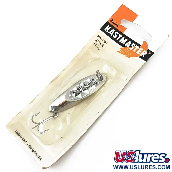  Acme Kastmaster , 3/8oz Nickel / Hologram fishing spoon #5044