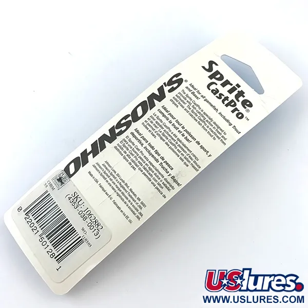   Johnson Sprite Cast Pro, 3/8oz Nickel fishing spoon #5047