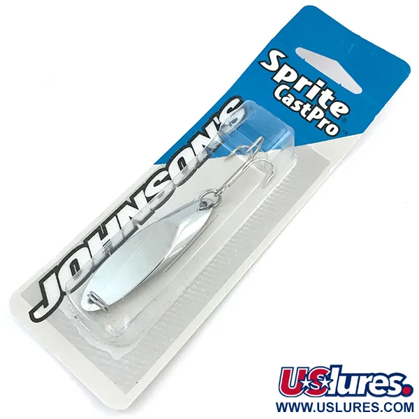  Johnson Sprite Cast Pro, 3/8oz Nickel fishing spoon #5047