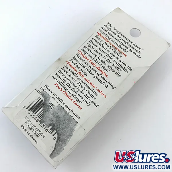   Stanley Jigs, 1/4oz Rainbow Gold fishing spoon #5049