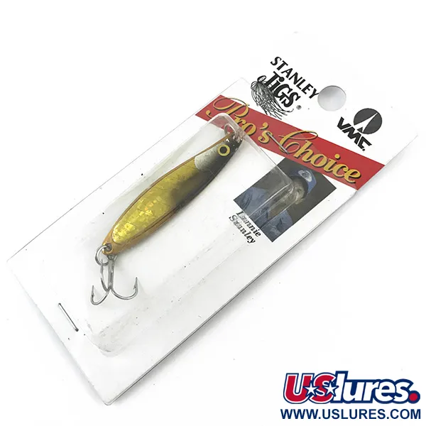   Stanley Jigs, 1/4oz Rainbow Gold fishing spoon #5049