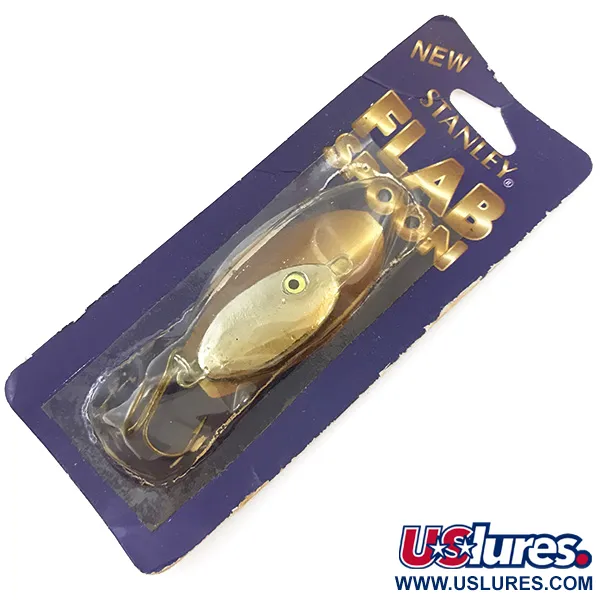  Stanley Jigs Stanley Flab Spoon, 3/5oz Nickel fishing spoon #5055