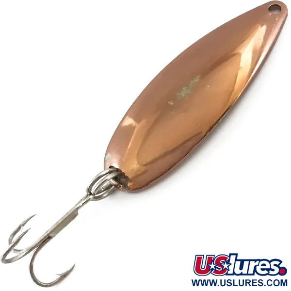 Vintage   Johnson Sprite, 3/5oz Copper fishing spoon #5080