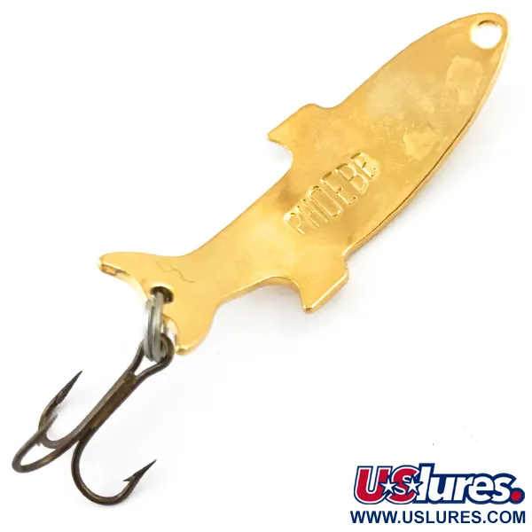 Vintage  Acme Phoebe, 1/8oz Gold fishing spoon #5084