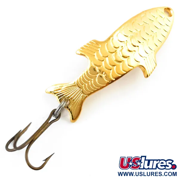 Vintage  Acme Phoebe, 1/8oz Gold fishing spoon #5084